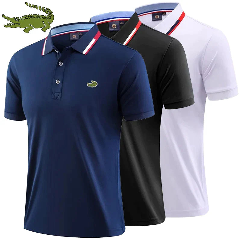 (Super Queima de Estoque🔥) KIT 3 Camisas Gola Polo