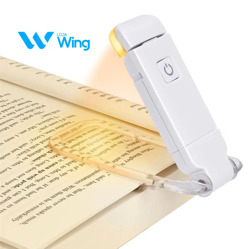 BookClip™ - Luminária Portátil para Leitura Recarregável (ÚLTIMAS UNIDADES)